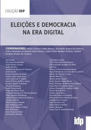 Libro Eleicoes E Democracia Na Era Digital 01ed 22 De Branco