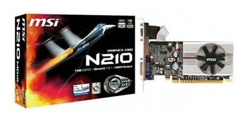 Tarjeta De Video Msi Nvidia Geforce 210, 1gb Ddr3 64-bit