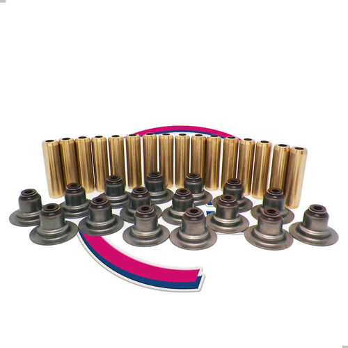 Guias De Bronce Lisa + Retenes Renault K4m 1.4 / 1.6 16v