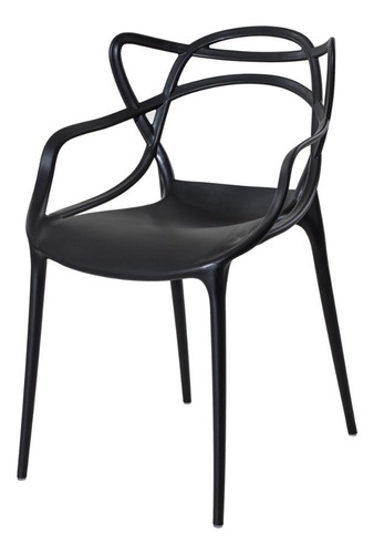 Kit 8 Cadeiras Allegra Empilhável Ergonômica La Mobilia
