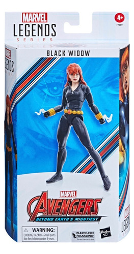 Black Widow Marvel Legends Avengers Comic 60th Figura Hasbro