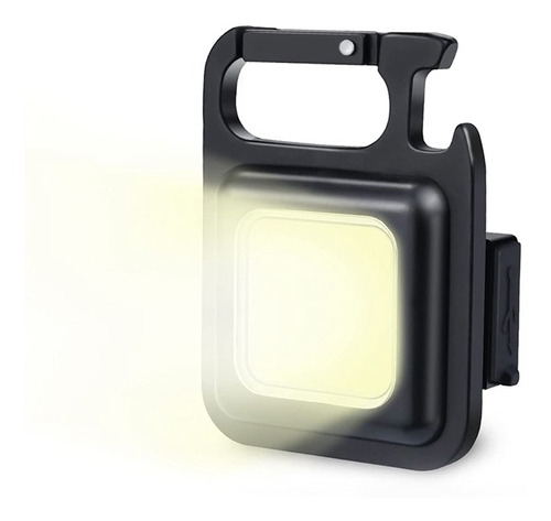 Lanterna Multifuncional Mini Glare Cob Chaveiro Pingente Led Cor da lanterna Preta Cor da luz Branca