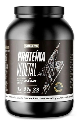 Proteina Vegetal Chocolate C. + Pre Entreno G-punk - Gohard