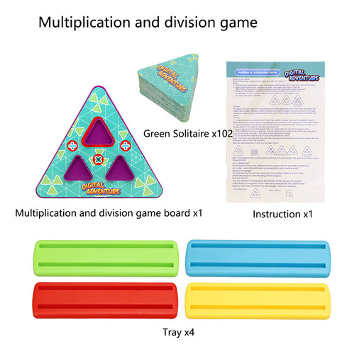 Juguetes De Juego De Mesa Para Niños: Sumar, Restar, Multipl