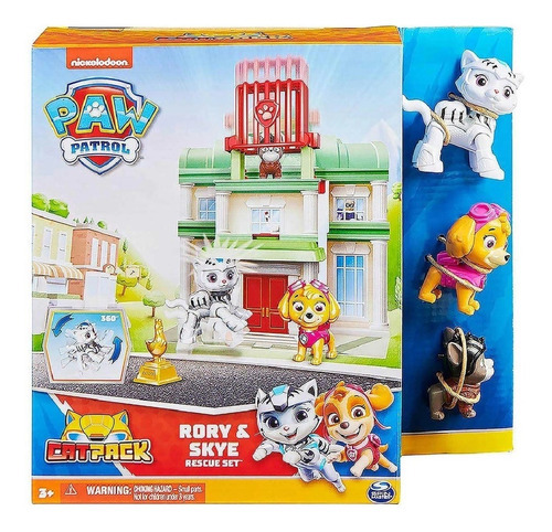 Patrulha Canina Kit De Salvamento Cat Pack Rory E Skye 3257