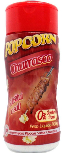 Combo 3 Temperos Pipoca Popcorn Sabores Churrasco, Frango