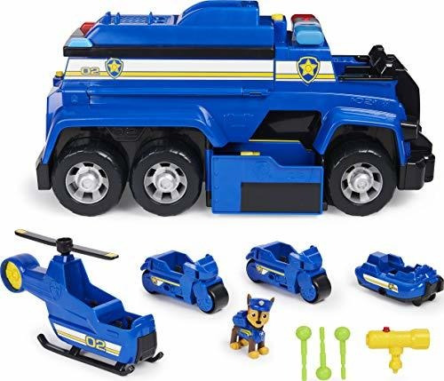Paw Patrol, Chase S 5-in-1 Ultimate Cruiser Con Luces Y Soni
