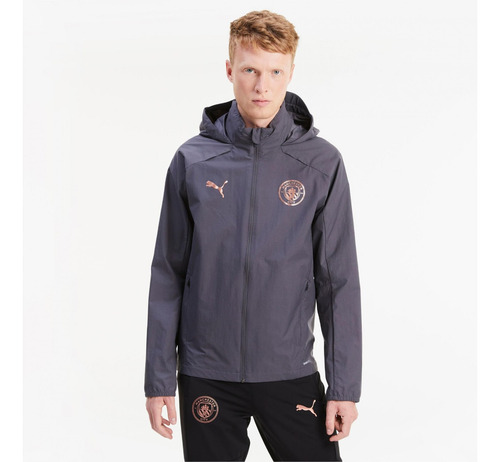 Casaca Puma Manchester City Rain Jacket Asphalt-copper