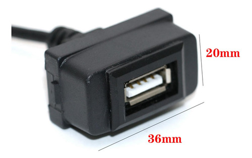Cabo Adaptador De Painel De Porta Usb 2.0 De Carro Para