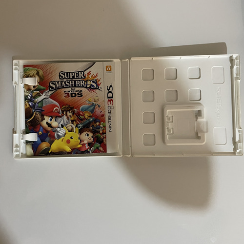 Caja De Repuesto Y Librito Super Smash Bros Nintendo 3ds