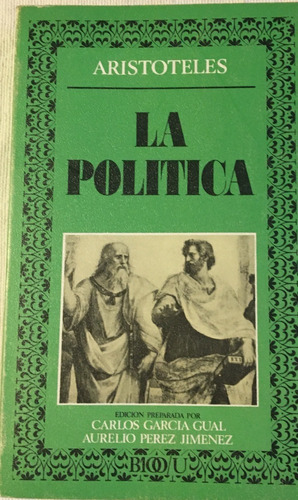 Libro La Política Aristóteles Editora Editora Nacional