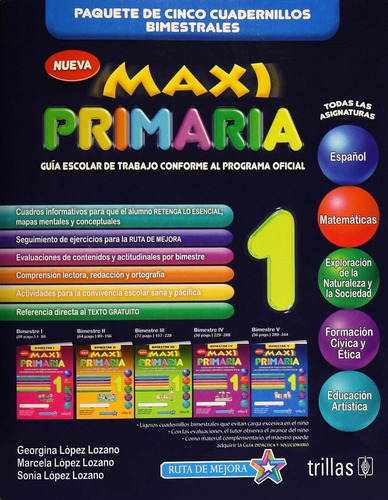 Maxi Primaria 1: Guia Escolar De Trabajo. Todas Las Asignatu