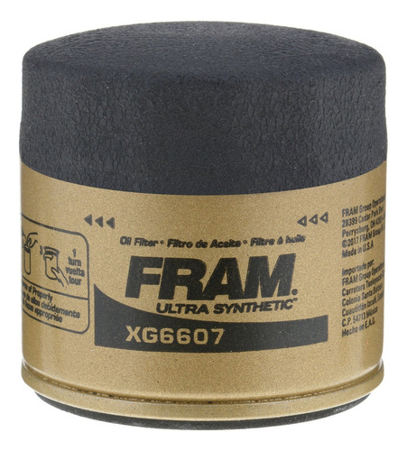 Filtro Aceite Sintetico Fram Renault Fluence 2.0l 2015
