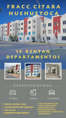  Rento Casa 2 Recamaras $2500 Citara 5ta Sección 