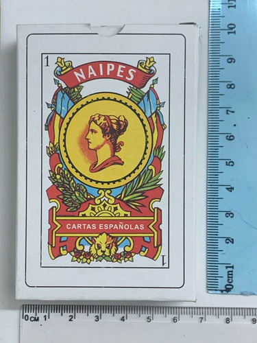 Imagen 2 de 3 de Pack X10 Mazos Naipes 50 Cartas Españolas Plastificadas
