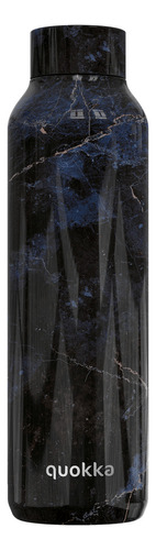 Botella 630ml solid acero inox fantasia Black marble