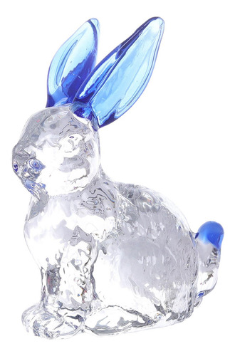 Estatuilla De Conejo, Figura Decorativa, Estatua De , Azul