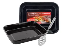 Comprar Set X 2 Asaderas Enlozadas Jovifel + 1 Cuchara De Acero