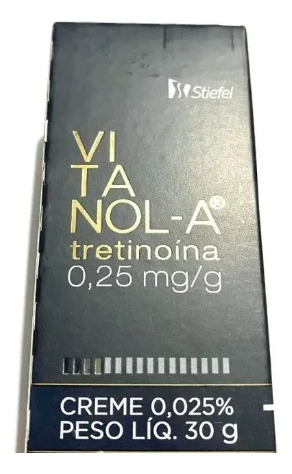 Vitanolla 0,25mg Creme Otimo Manchas Melasma Acne Estria 30g Todo Tipo De Pele Noite