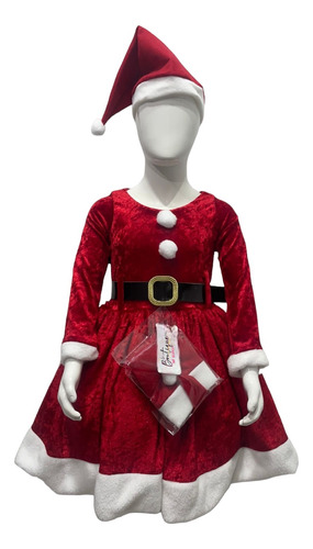 Vestido Santa Claus Niña