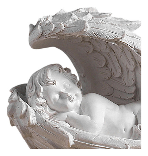 Querubín Bebé Ángel Rezando Estatua De Los 21x10x13cm