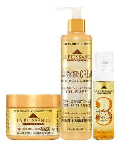 La Puissance Mascara Crema De Peinar Rulos Perfume Anti-friz