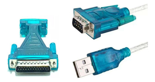 Cable Adaptador Usb Serial Rs232 9 Pin Db9 Pc Notebook Db25
