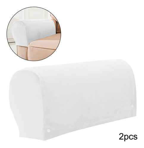 5 Fundas De Reposabrazos De Sofá Fundas De Brazo De Blanco