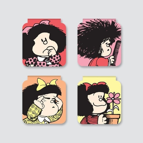 Marcadores Separadores Magnéticos Para Libro Mafalda