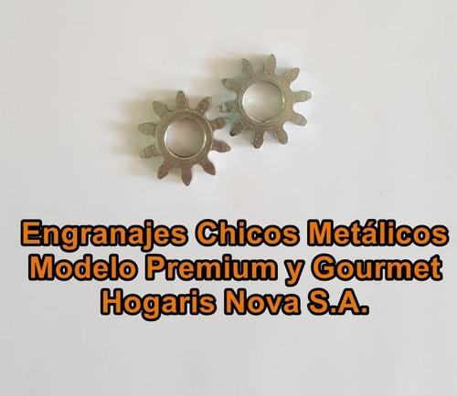 Imagen 3 de 5 de Engranajes Para Maquina De Pastas