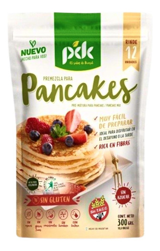 Premezcla Para Pancakes Sin Tacc Pdk - 300 Grs