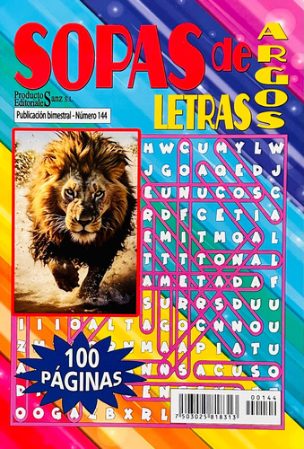 Sopas De Letras Argos N° 144 - 100 Paginas