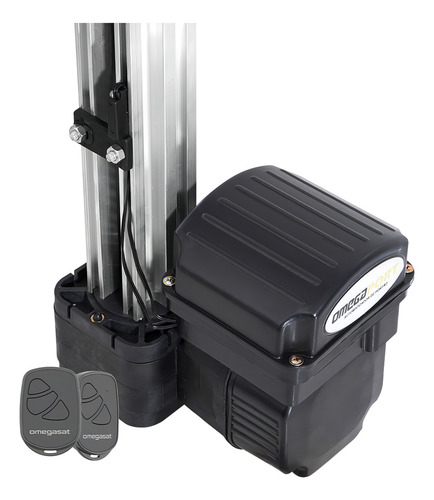 Kit Motor Portón Automático Levadizo 1.40m Omegasat Rápido Frecuencia 433mhz