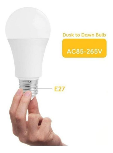 6pcs E27 Bombilla Led Inteligente Luz De Encendido Automátic