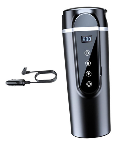Chaleira De Carro 12v/24v, Aquecedor Preto Em Tela Pequena
