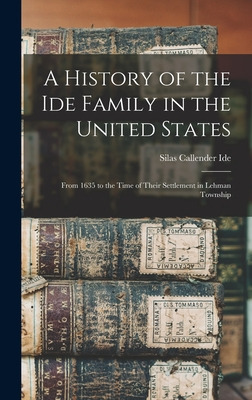 Libro A History Of The Ide Family In The United States: F...