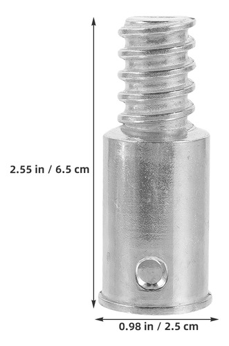 Barra Roscada Con Punta De Mango De Escoba De Metal Pesado,