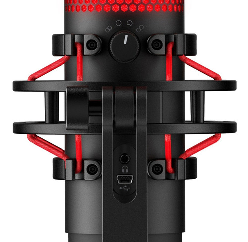Micrófono Gamer Hyperx Quadcast Color Negro
