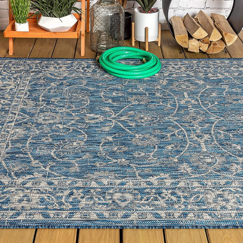 Jonathan Y Smb103a-8 Palazzo Vine And Border Textured Weave