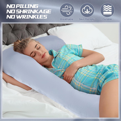 Funda De Almohada De Satén Sedoso Embarazo, Solo Funda...