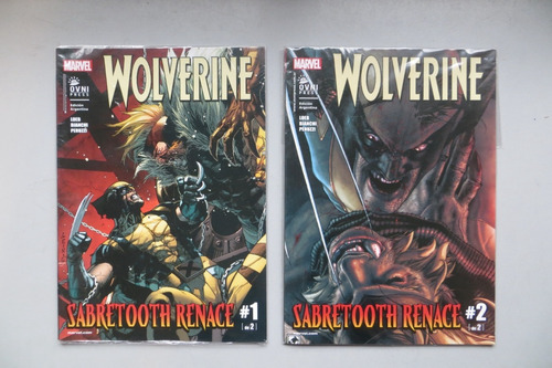 Wolverine Sabretooth Renace 1 Y 2 Marvel