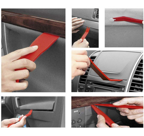 Kit De 19 Herramientas Para Quitar Molduras Y Radio De Coche