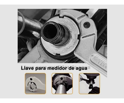 Herramienta Manual Con Gancho Ajustable Tipo C, Tuerca, Tuer