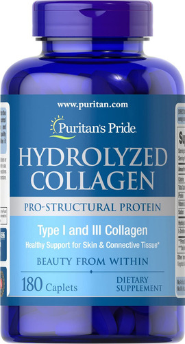 . Colágeno Hidrolisado Puritan's Pride 1000mg