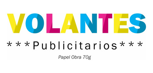 5000 Folletos Publicitarios Full Color ( Papel Obra )