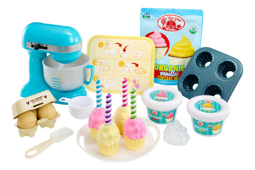 Little Tikes Accesorios De Cocina Kit De Panadero Con Arena Turquesa