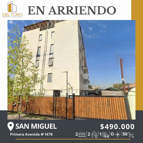 Hermoso Departamento En Arriendo Comuna De San Miguel