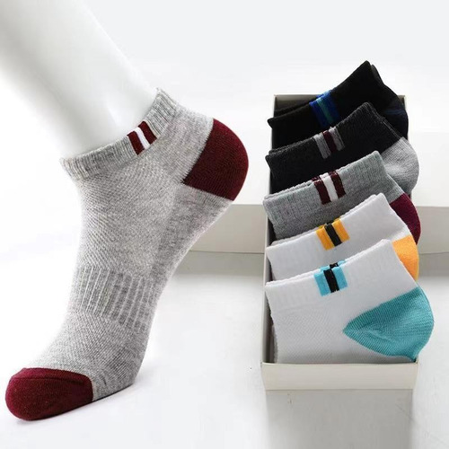 Calcetines Cortos Hombres Dama Unisex Cómodo 20 Pares Multicolor20pc Un Tamaño