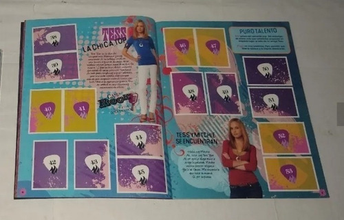 Camp Rock Álbum Figuritas Disney, Muy Bueno !!! (Usado)