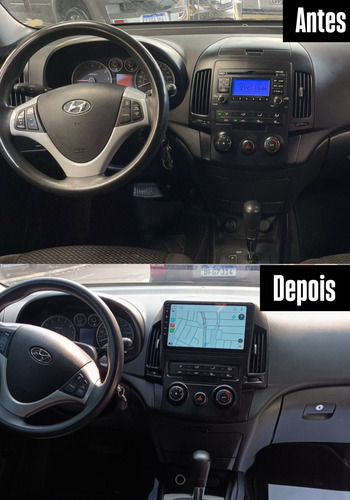 Central Multimídia I30 Ar Analógico 2009/2012 Carplay Tela 9
